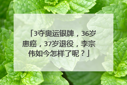 3夺奥运银牌，36岁患癌，37岁退役，李宗伟如今怎样了呢？