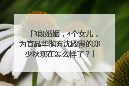 3段婚姻,4个女儿,为官晶华抛弃沈殿霞的郑少秋现在怎么样了?