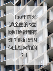 10年前火遍全国的5位网红始祖都有谁？他们是因何走红网络的？