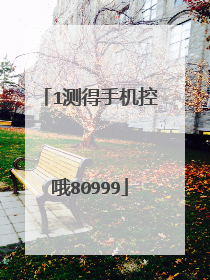 1测得手机控哦80999