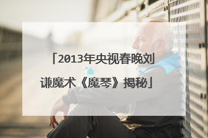 2013年央视春晚刘谦魔术《魔琴》揭秘