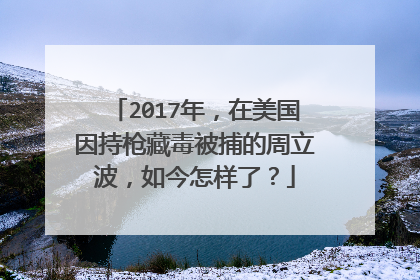 2017年,在美国因持枪藏毒被捕的周立波,如今怎样了?