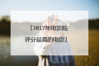 2017年电影院评分最高的电影