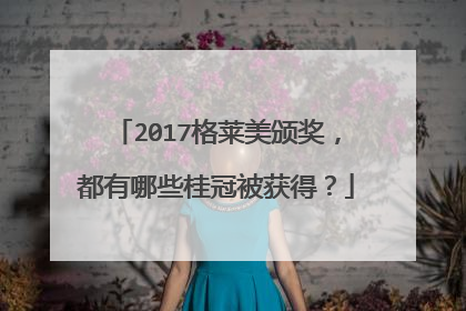 2017格莱美颁奖，都有哪些桂冠被获得？