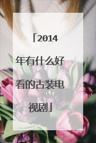 2014年有什么好看的古装电视剧