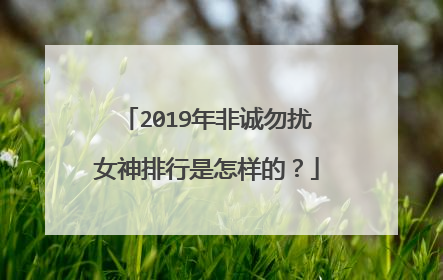 2019年非诚勿扰女神排行是怎样的？