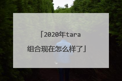 2020年tara组合现在怎么样了