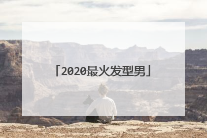 2020最火发型男