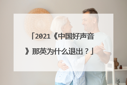 2021《中国好声音》那英为什么退出？