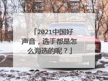 2021中国好声音,选手都是怎么海选的呢?