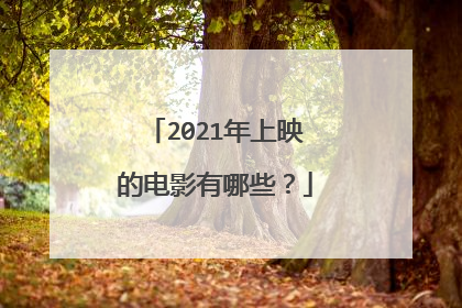 2021年上映的电影有哪些？