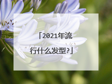 2021年流行什么发型?