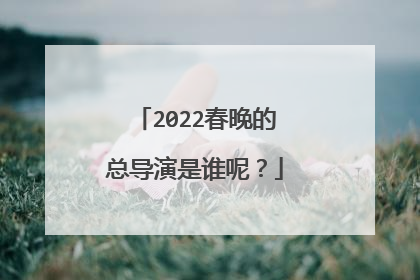 2022春晚的总导演是谁呢？