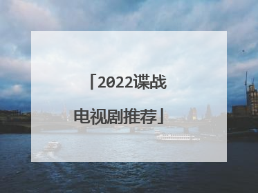 2022谍战电视剧推荐