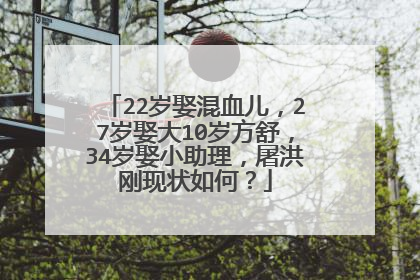 22岁娶混血儿，27岁娶大10岁方舒，34岁娶小助理，屠洪刚现状如何？