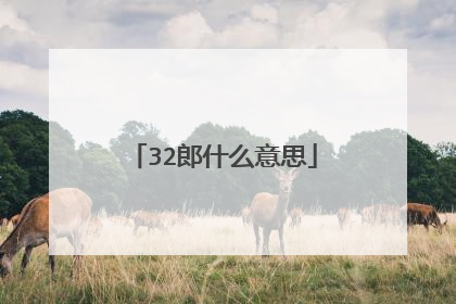 32郎什么意思