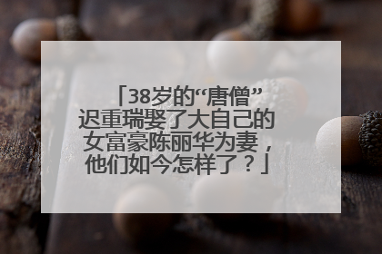 38岁的“唐僧”迟重瑞娶了大自己的女富豪陈丽华为妻,他们如今怎样了?