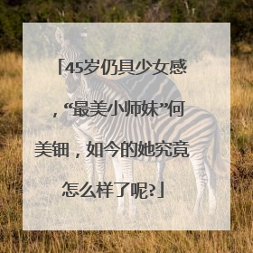 45岁仍具少女感，“最美小师妹”何美钿，如今的她究竟怎么样了呢?