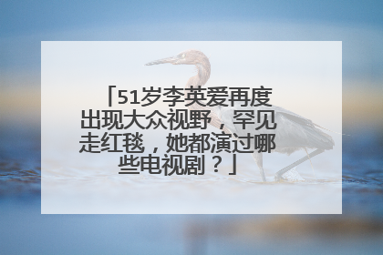 51岁李英爱再度出现大众视野，罕见走红毯，她都演过哪些电视剧？