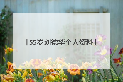 55岁刘德华个人资料