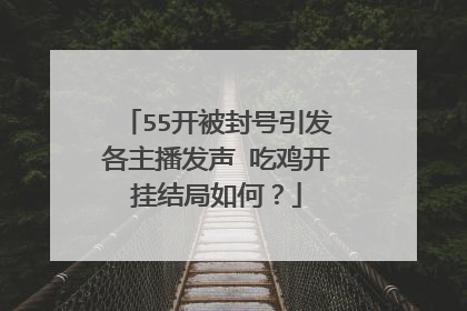 55开被封号引发各主播发声 吃鸡开挂结局如何？