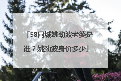 58同城姚劲波老婆是谁？姚劲波身价多少