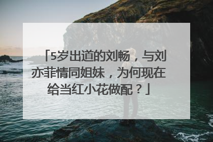 5岁出道的刘畅，与刘亦菲情同姐妹，为何现在给当红小花做配？