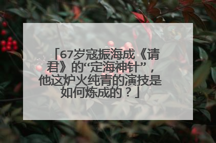 67岁寇振海成《请君》的“定海神针”,他这炉火纯青的演技是如何炼成的?