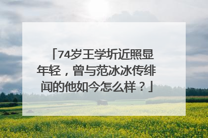 74岁王学圻近照显年轻，曾与范冰冰传绯闻的他如今怎么样？
