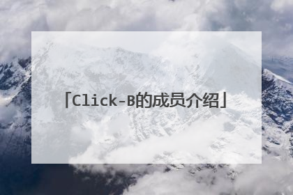 Click-B的成员介绍
