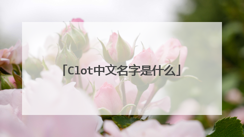 Clot中文名字是什么