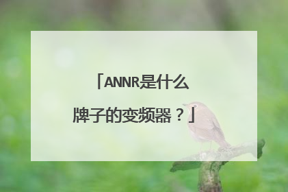 ANNR是什么牌子的变频器？