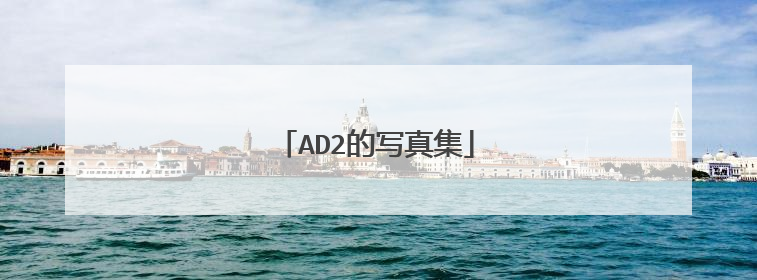 AD2的写真集