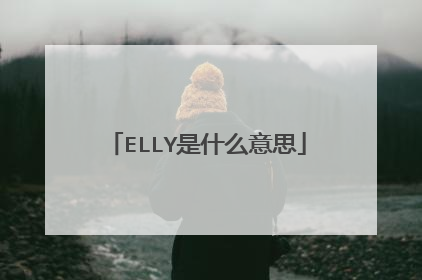 ELLY是什么意思