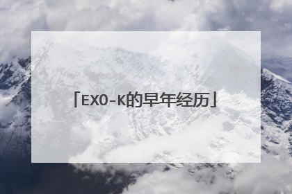 EXO-K的早年经历