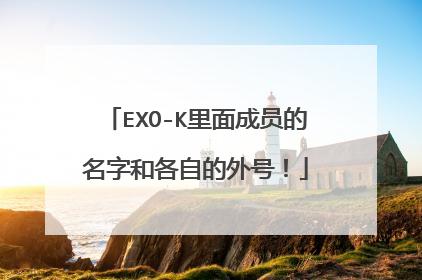 EXO-K里面成员的名字和各自的外号!