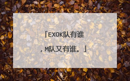 EXOK队有谁,M队又有谁。