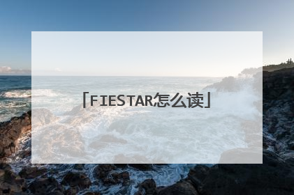 FIESTAR怎么读