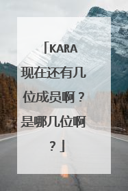 KARA现在还有几位成员啊？是哪几位啊？
