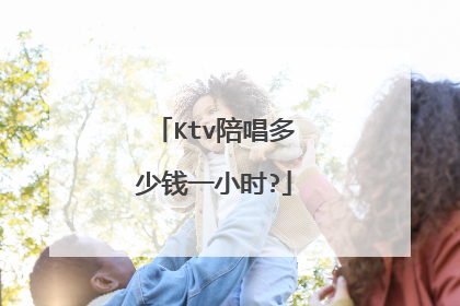 Ktv陪唱多少钱一小时?