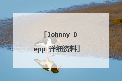 Johnny Depp 详细资料