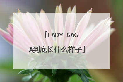 LADY GAGA到底长什么样子
