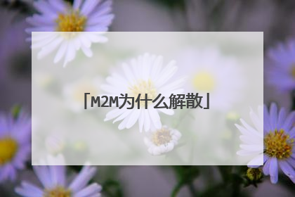 M2M为什么解散