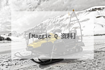 Maggic Q 资料