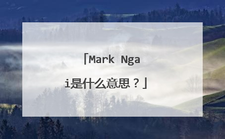 Mark Ngai是什么意思？