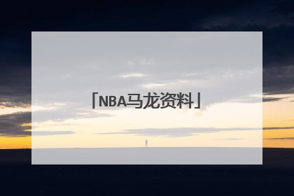 NBA马龙资料