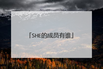 SHE的成员有谁