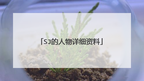 SJ的人物详细资料