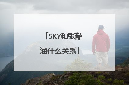 SKY和张韶涵什么关系