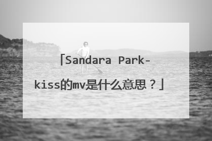 Sandara Park-kiss的mv是什么意思？